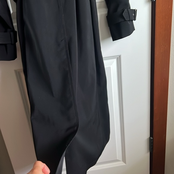 Anne Klein Black trench coat - Picture 6 of 17
